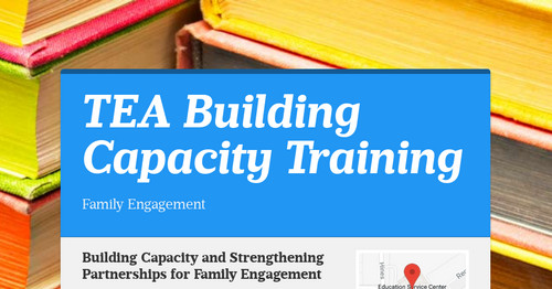 TEA Building Capacity Training