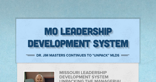 MO Leadership Development System