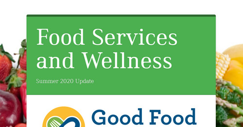 Food Services and Wellness