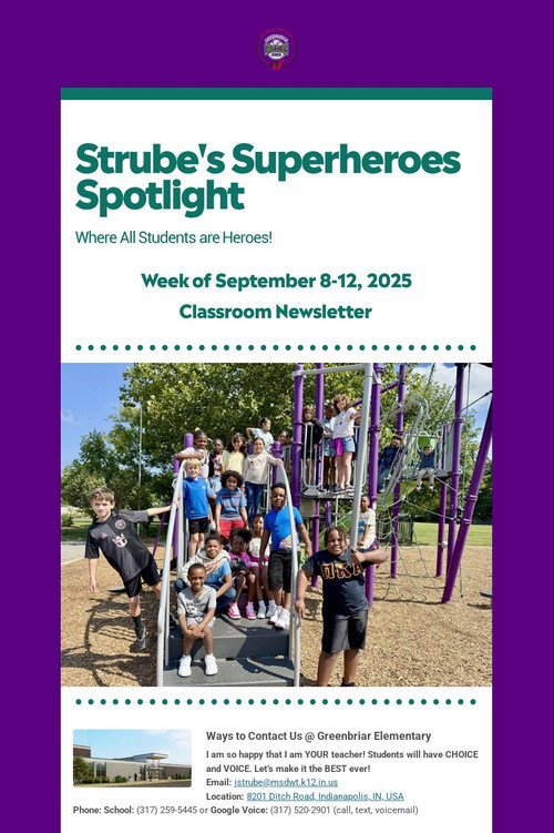 Strube's Superheroes Spotlight