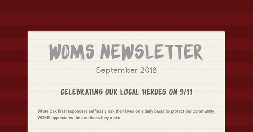 WOMS Newsletter