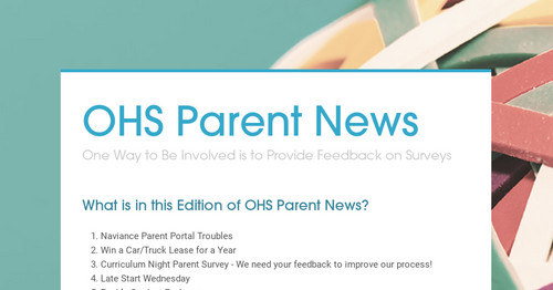 OHS Parent News