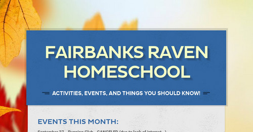 Fairbanks Raven Homeschool