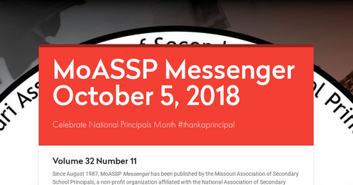 MoASSP Messenger October 5, 2018