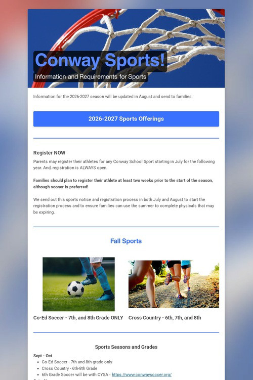 Conway Sports!