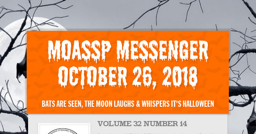 MoASSP Messenger October 26, 2018