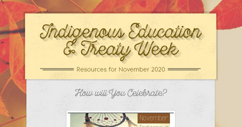 Indigenous Education & Treaty Week