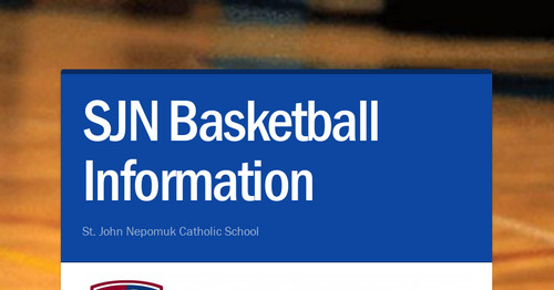 SJN Basketball Information