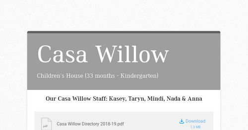Casa Willow