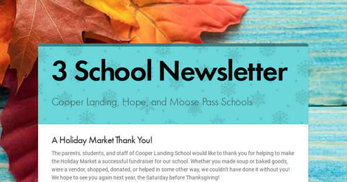 3 School Newsletter