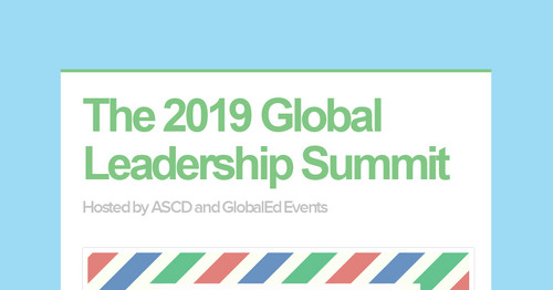 The 2019 Global Leadership Summit