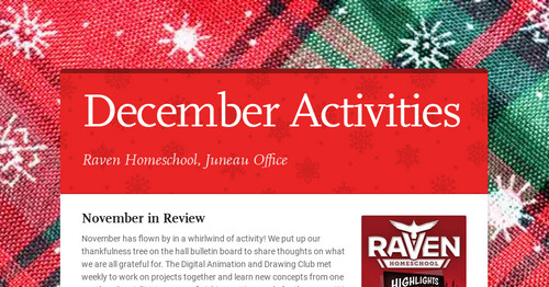 December Activities