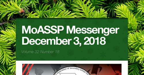 MoASSP Messenger December 3, 2018
