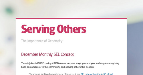 Serving Others