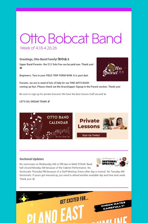 Otto Bobcat Band