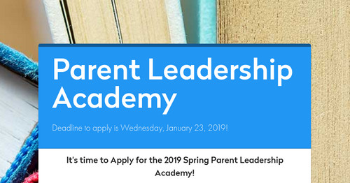 Parent Leadership Academy