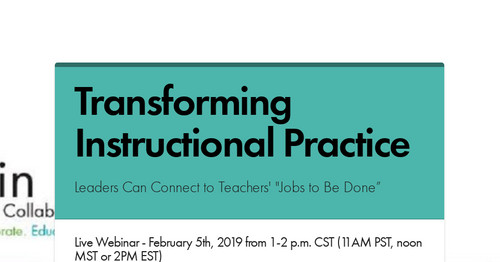 Transforming Instructional Practice