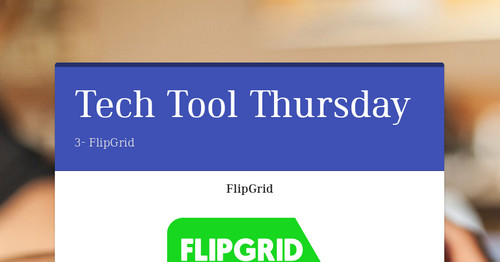 Tech Tool Thursday