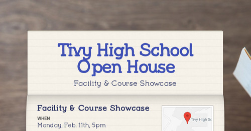 Tivy High School Open House