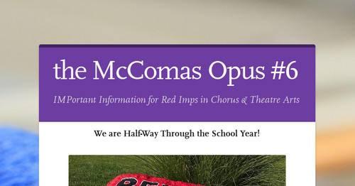 the McComas Opus #6