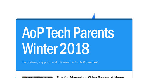 AoP Tech Parents Winter 2018