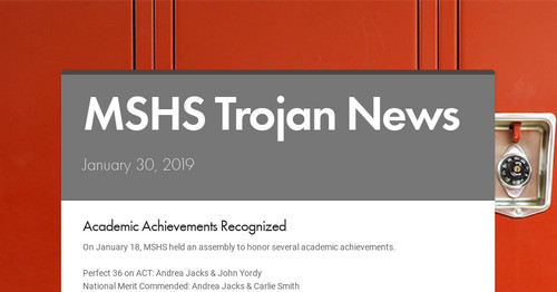 MSHS Trojan News