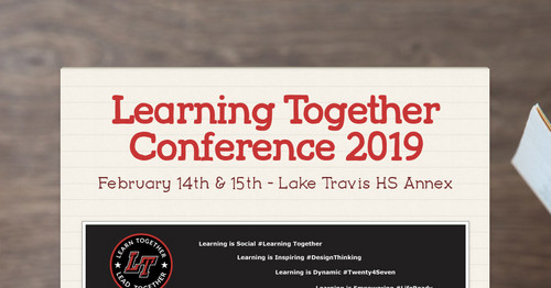 Learning Together Conference 2019