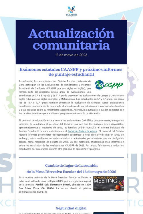 Actualización comunitaria