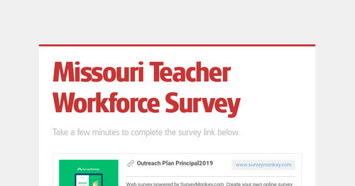 Missouri Teacher Workforce Survey