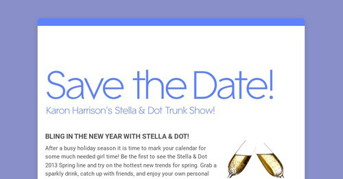 Save the Date! | Smore Newsletters