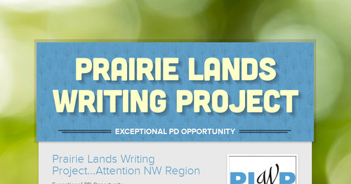Prairie Lands Writing Project