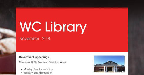 WC Library | Smore Newsletters