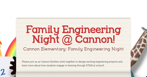 Family Engineering Night @ Cannon!