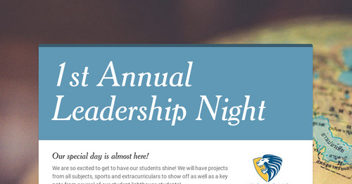 1st Annual Leadership Night