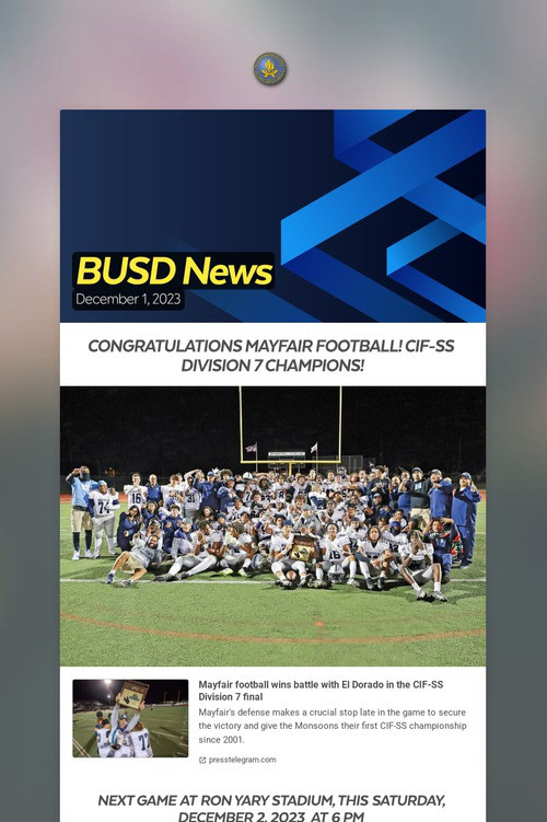 BUSD News