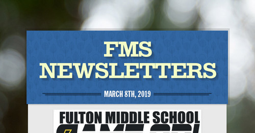 FMS Newsletters