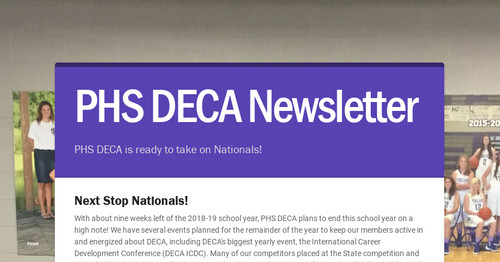 PHS DECA Newsletter