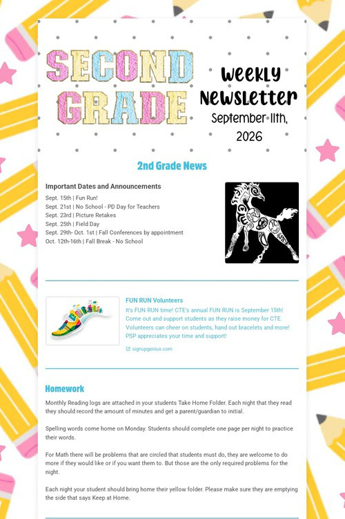 Weekly Newsletter 9/11