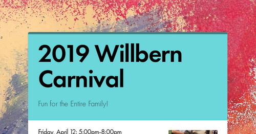 2019 Willbern Carnival