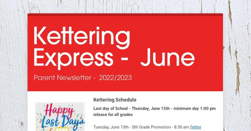 Kettering Express - June