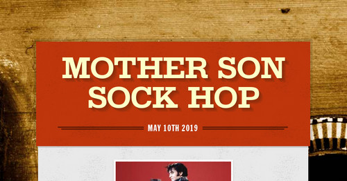 Mother Son Sock Hop