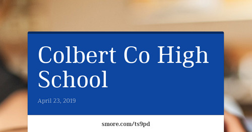 Colbert Co High School