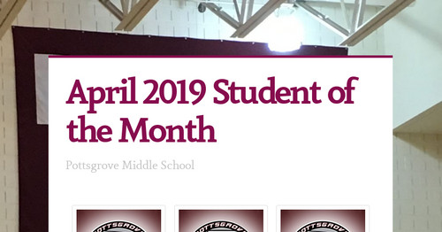 April 2019 Student of the Month