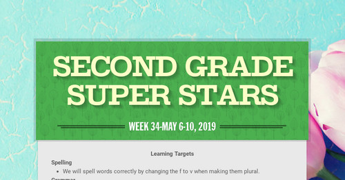 Second Grade Super Stars