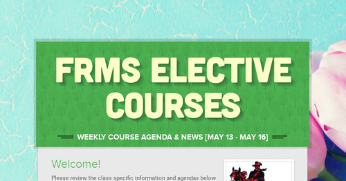 FRMS Elective Courses
