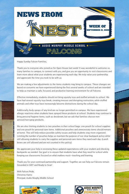 News from the Nest