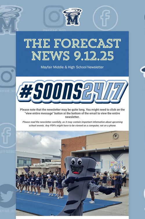 THE FORECAST News 9.12.25