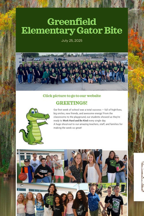 Greenfield Elementary Gator Bite