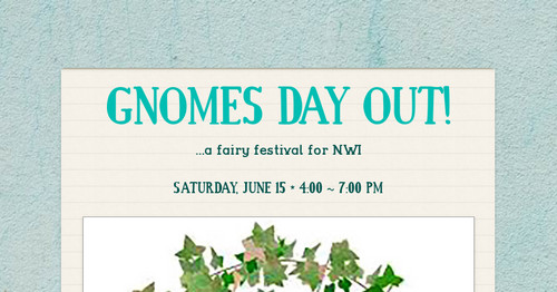 GNOMES DAY OUT!