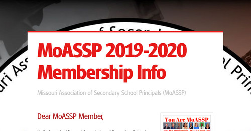 MoASSP 2019-2020 Membership Info